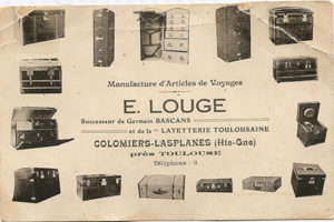 Carte de visite de E.Louge